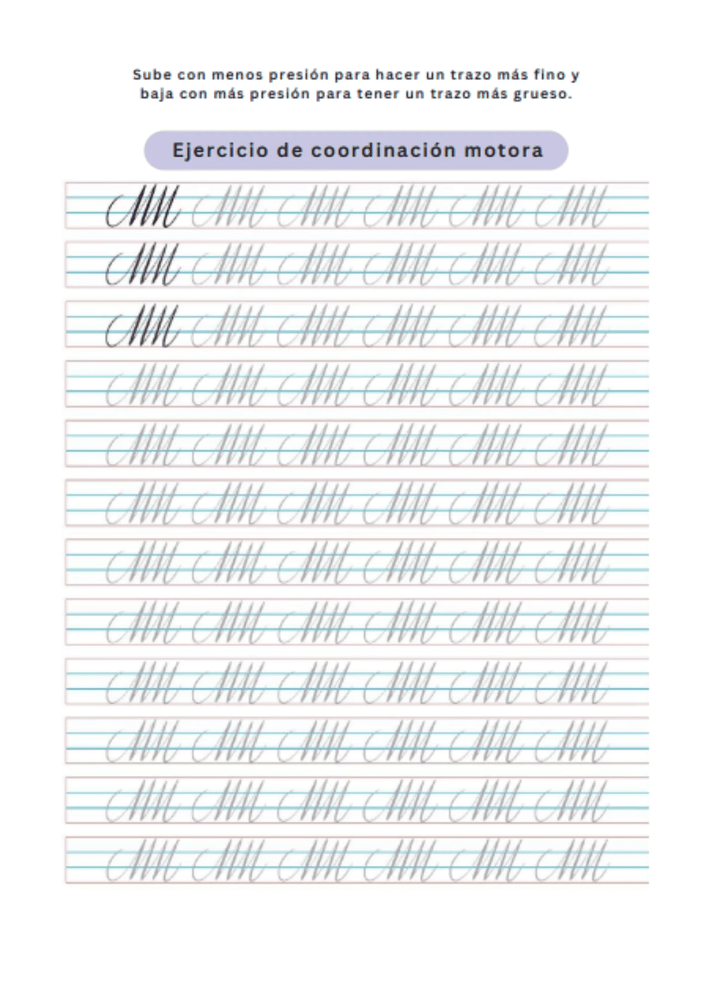 Ejercicio de trazos